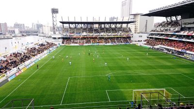 北スタンド2Fから｜ミクニワールドスタジアム北九州