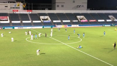 試合後の両チームの選手達｜YS横浜 1-0 北九州