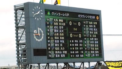 先発メンバー｜2023 J3 八戸 vs. 北九州