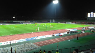試合終了の瞬間｜福島 1-1 北九州
