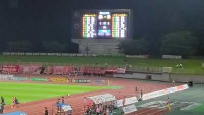 前半終了｜福島 vs. 北九州