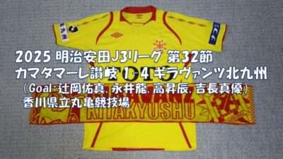 試合結果｜讃岐 1-4 北九州