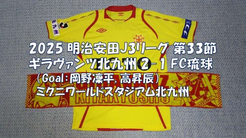 試合結果|北九州 2-1 琉球