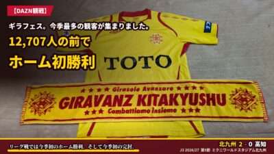 アイキャッチ｜北九州 2-0 高知